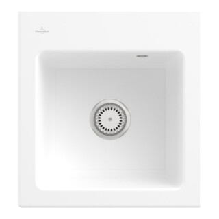 V&B Spüle Subway 45 XS m Abl.garn, Hand., st. white CeramicPlus