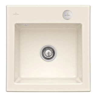 V&B Spüle Subway 50 S m Abl.garn, Exzenter, crema CeramicPlus