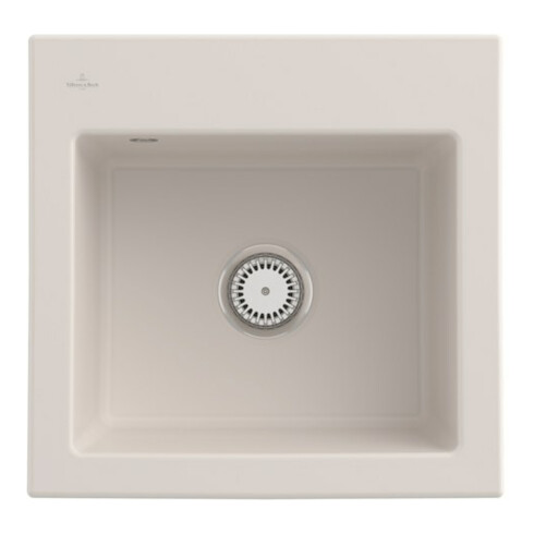 V&B Spüle Subway 50 S m Abl.garn, Hand., crema CeramicPlus