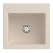 V&B Spüle Subway 50 S m Abl.garn, Hand., ivory CeramicPlus