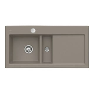 V&B Spüle Subway 60 li, m Abl.garn, Exzenter, timber C-plus