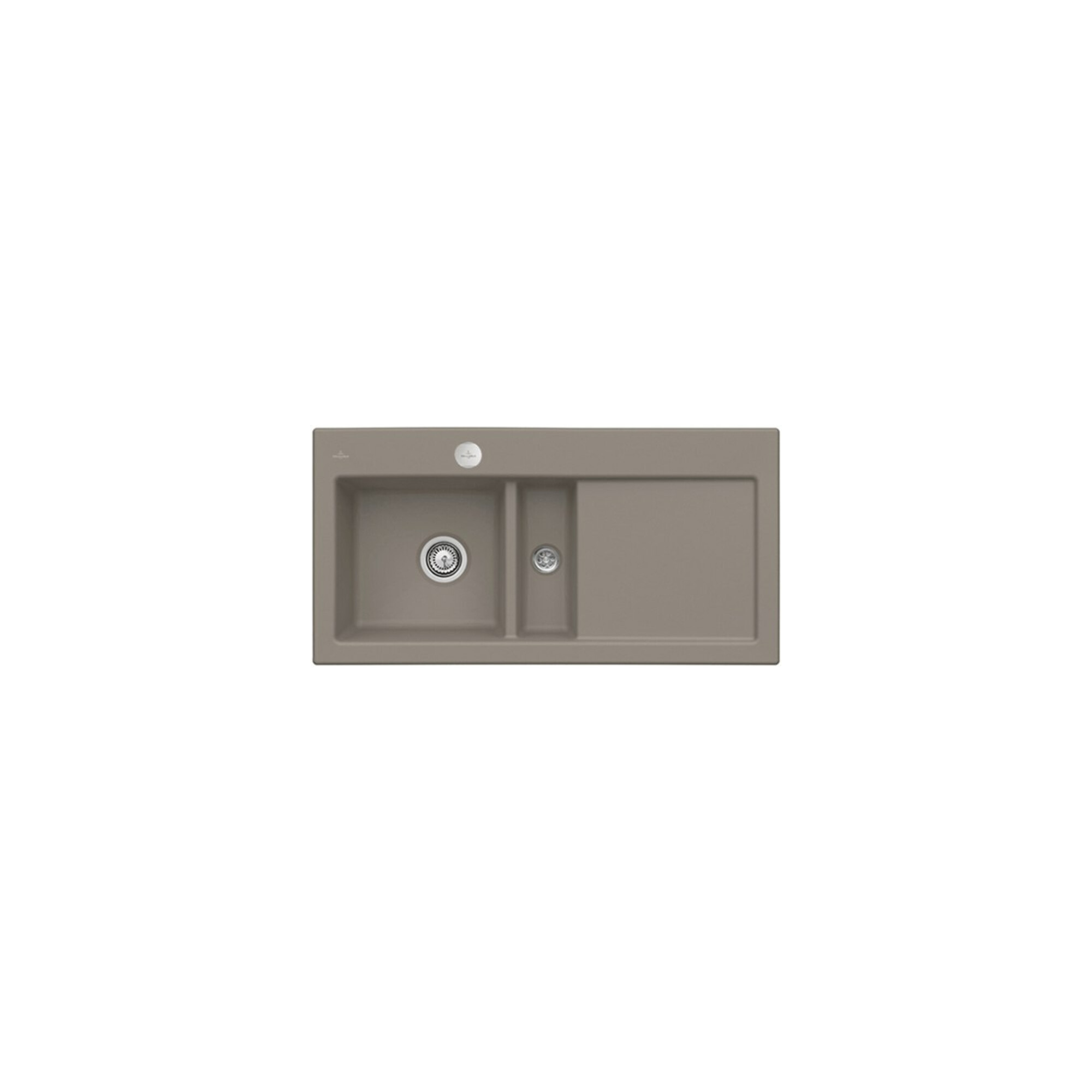 V&B Spüle Subway 60 li, m Abl.garn, Exzenter, timber C-plus ; Villeroy & Boch