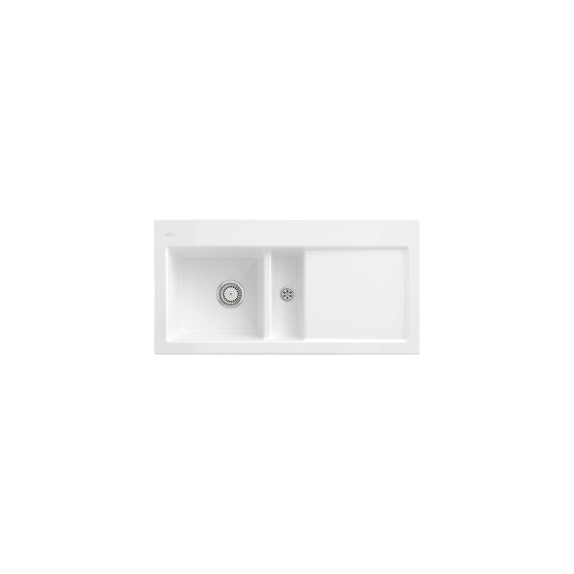 V&B Spüle Subway 60 li, m Abl.garn, Hand., we. alp C-plus ; Villeroy & Boch