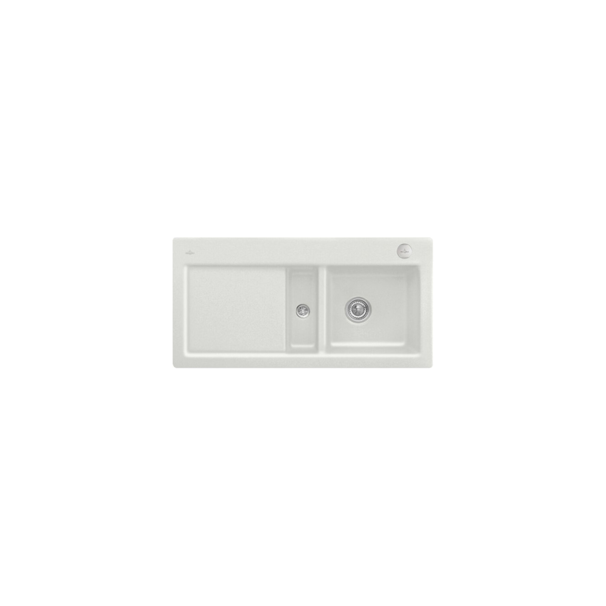 V&B Spüle Subway 60 re, m Abl.garn, Exzenter, steam C-plus ; Villeroy & Boch