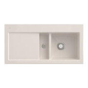 V&B Spüle Subway 60 re, m Abl.garn, Hand., crema CeramicPlus