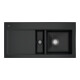 V&B Spüle Subway 60 re, m Abl.garn, Hand., pure black-1