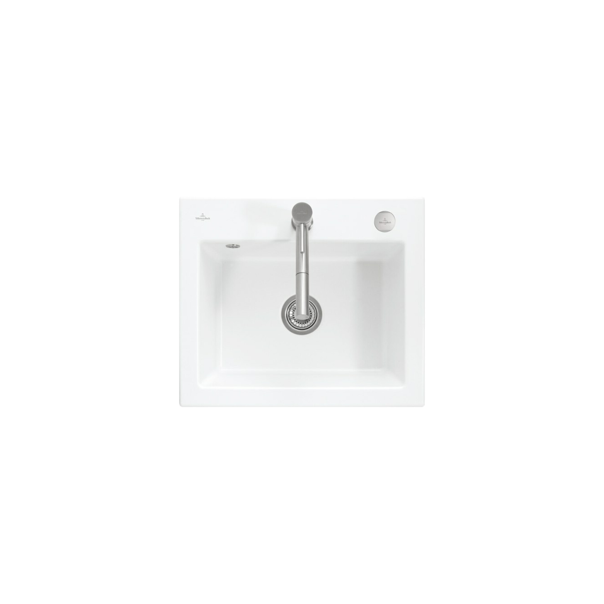 V&B Spüle Subway 60 S m Abl.garn, Exzenter, we. alp C-plus ; Villeroy & Boch