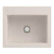 V&B Spüle Subway 60 S m Abl.garn, Hand., crema CeramicPlus