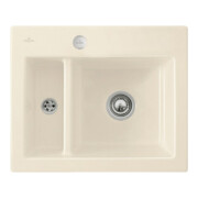 V&B Spüle Subway 60 XM m Abl.garn, Exzenter, crema CeramicPlus