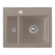 V&B Spüle Subway 60 XM m Abl.garn, Exzenter, timber CeramicPlus