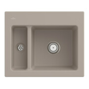 V&B Spüle Subway 60 XM m Abl.garn, Hand., almond CeramicPlus