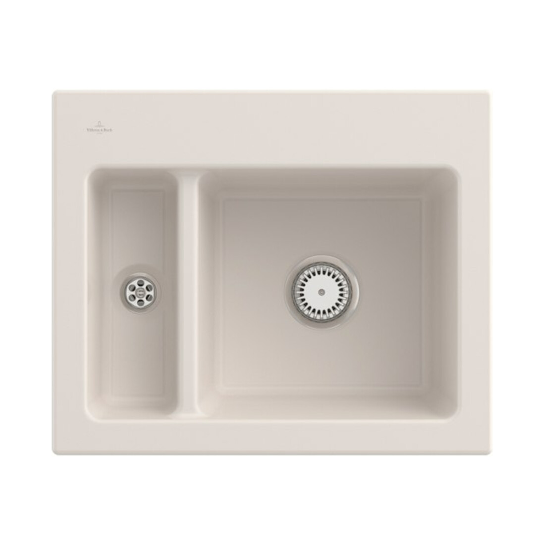 V&B Spüle Subway 60 XM m Abl.garn, Hand., crema CeramicPlus
