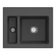 V&B Spüle Subway 60 XM m Abl.garn, Hand., graphit CeramicPlus-1