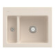 V&B Spüle Subway 60 XM m Abl.garn, Hand., ivory CeramicPlus-1
