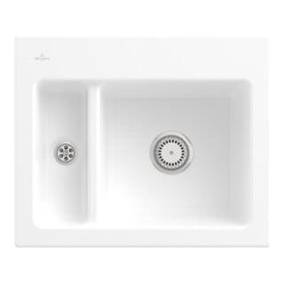 V&B Spüle Subway 60 XM m Abl.garn, Hand., st. white CeramicPlus