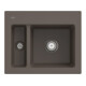 V&B Spüle Subway 60 XM m Abl.garn, Hand., timber CeramicPlus-1