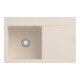 V&B Spüle Subway Style 45 Flat li, m Abl.garn, Hand., ivory CeramicPlus-1