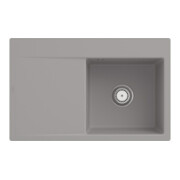 V&B Spüle Subway Style 45 Flat re, m Abl.garn, Hand., fossil C-plus