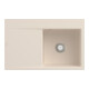 V&B Spüle Subway Style 45 Flat re, m Abl.garn, Hand., ivory CeramicPlus-1