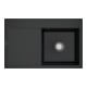 V&B Spüle Subway Style 45 Flat re, m Abl.garn, Hand., pure black-1
