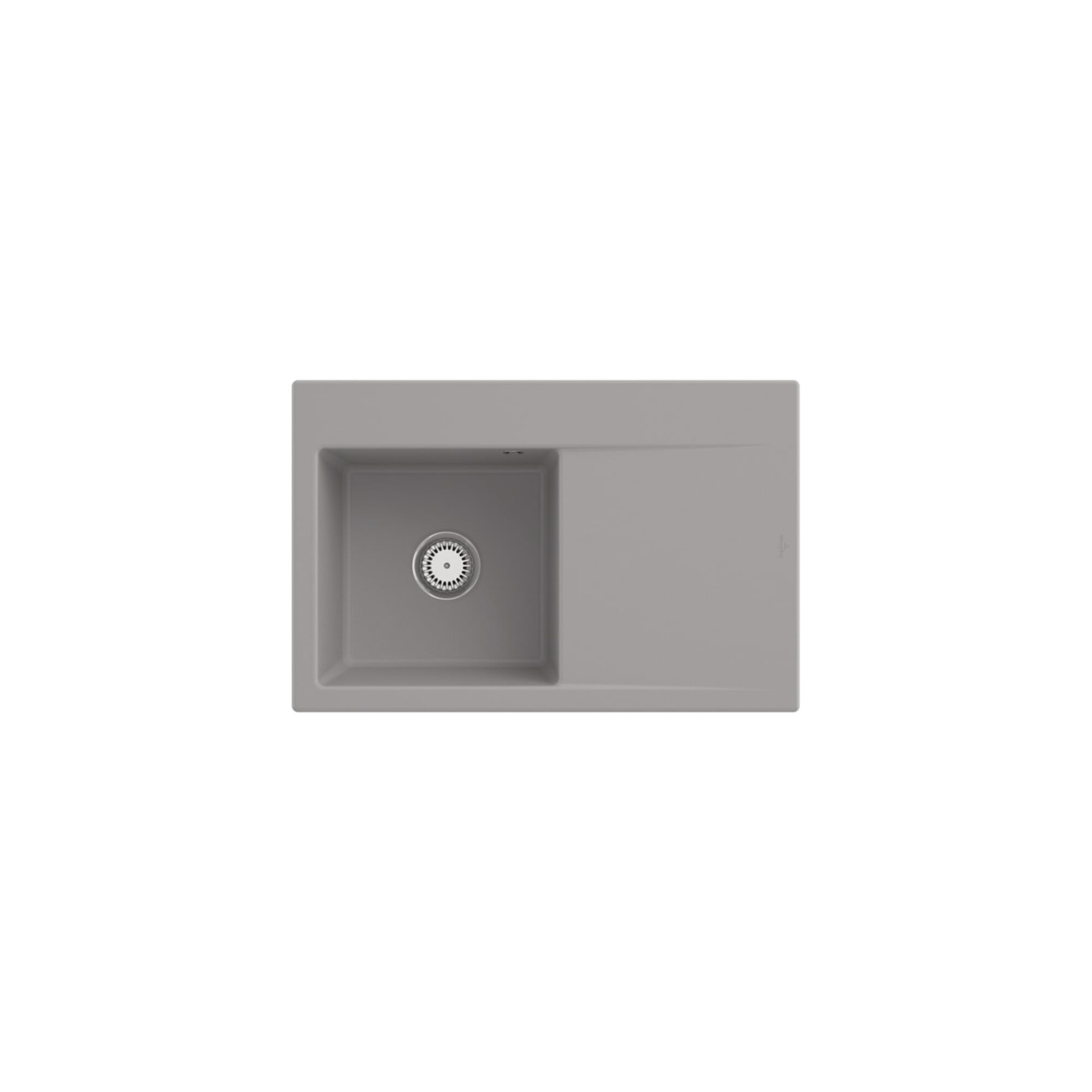 V&B Spüle Subway Style 45 li, m Abl.garn, Hand., fossil C-plus ; Villeroy & Boch