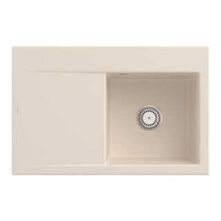 V&B Spüle Subway Style 45 re, m Abl.garn, Hand., ivory CeramicPlus