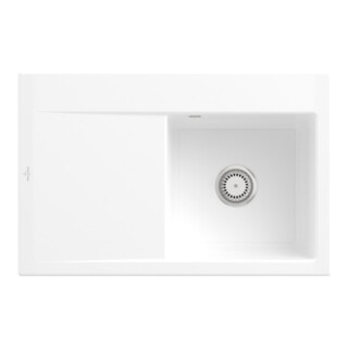 V&B Spüle Subway Style 45 re, m Abl.garn, Hand., we. alp C-plus