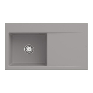V&B Spüle Subway Style 50 li, m Abl.garn, Hand., fossil C-plus