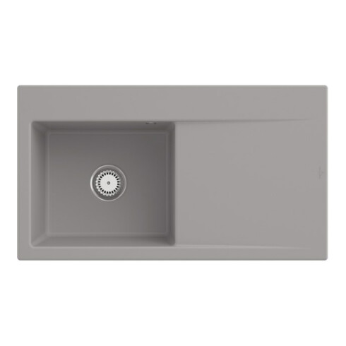 V&B Spüle Subway Style 50 li, m Abl.garn, Hand., fossil C-plus
