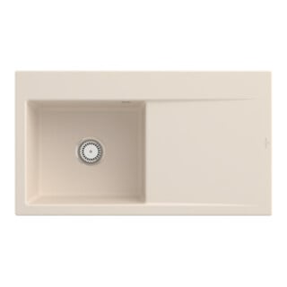 V&B Spüle Subway Style 50 li, m Abl.garn, Hand., ivory CeramicPlus