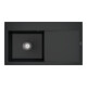 V&B Spüle Subway Style 50 li, m Abl.garn, Hand., pure black-1