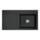 V&B Spüle Subway Style 50 re, m Abl.garn, Hand., pure black-1