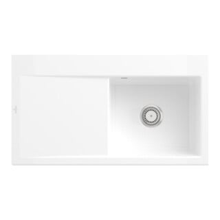 V&B Spüle Subway Style 50 re, m Abl.garn, Hand., we. alp C-plus