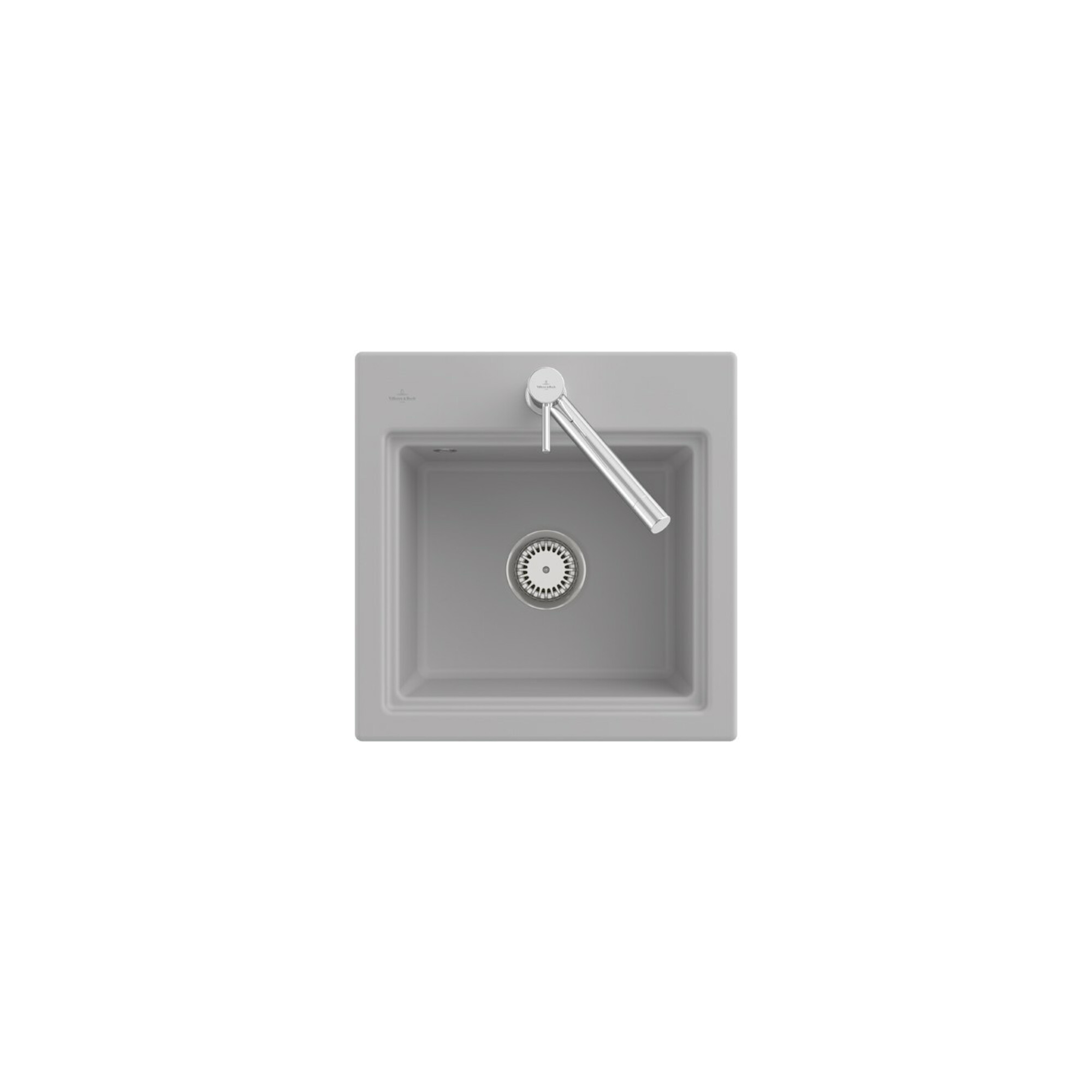 V&B Spüle Subway Style 50 S Git., L, m Abl., Exzenter, crema C-plus ; Villeroy & Boch