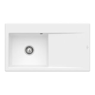 V&B Spüle Subway Style 50 Spülb. links, stone white CeramicPlus