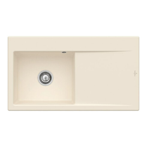 V&B Spüle Subway Style 50 Spülbecken links, ivory CeramicPlus