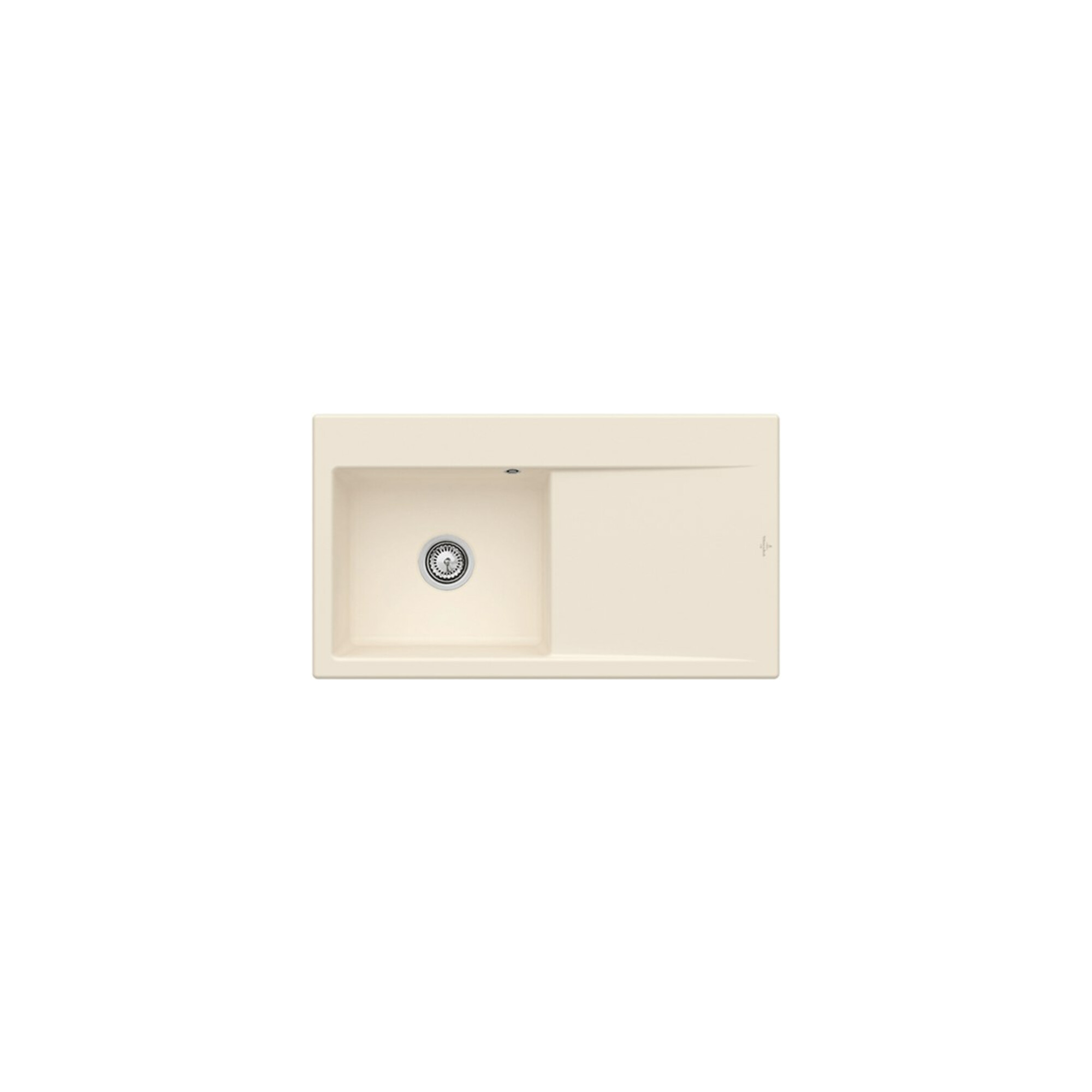 V&B Spüle Subway Style 50 Spülbecken links, ivory CeramicPlus ; Villeroy & Boch