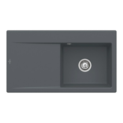 V&B Spüle Subway Style 50 Spülbecken rechts, graphit CeramicPlus