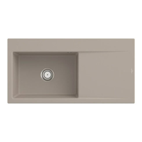 V&B Spüle Subway Style 60 li, m Abl.garn, Hand., Alm. CeramicPlus