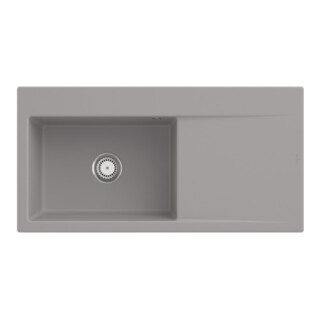 V&B Spüle Subway Style 60 li, m Abl.garn, Hand., fossil C-plus