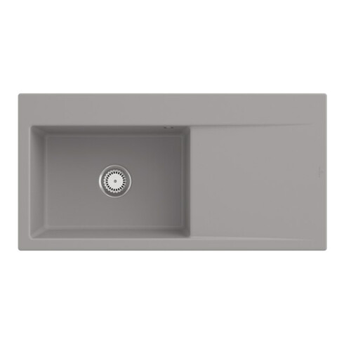 V&B Spüle Subway Style 60 li, m Abl.garn, Hand., fossil C-plus