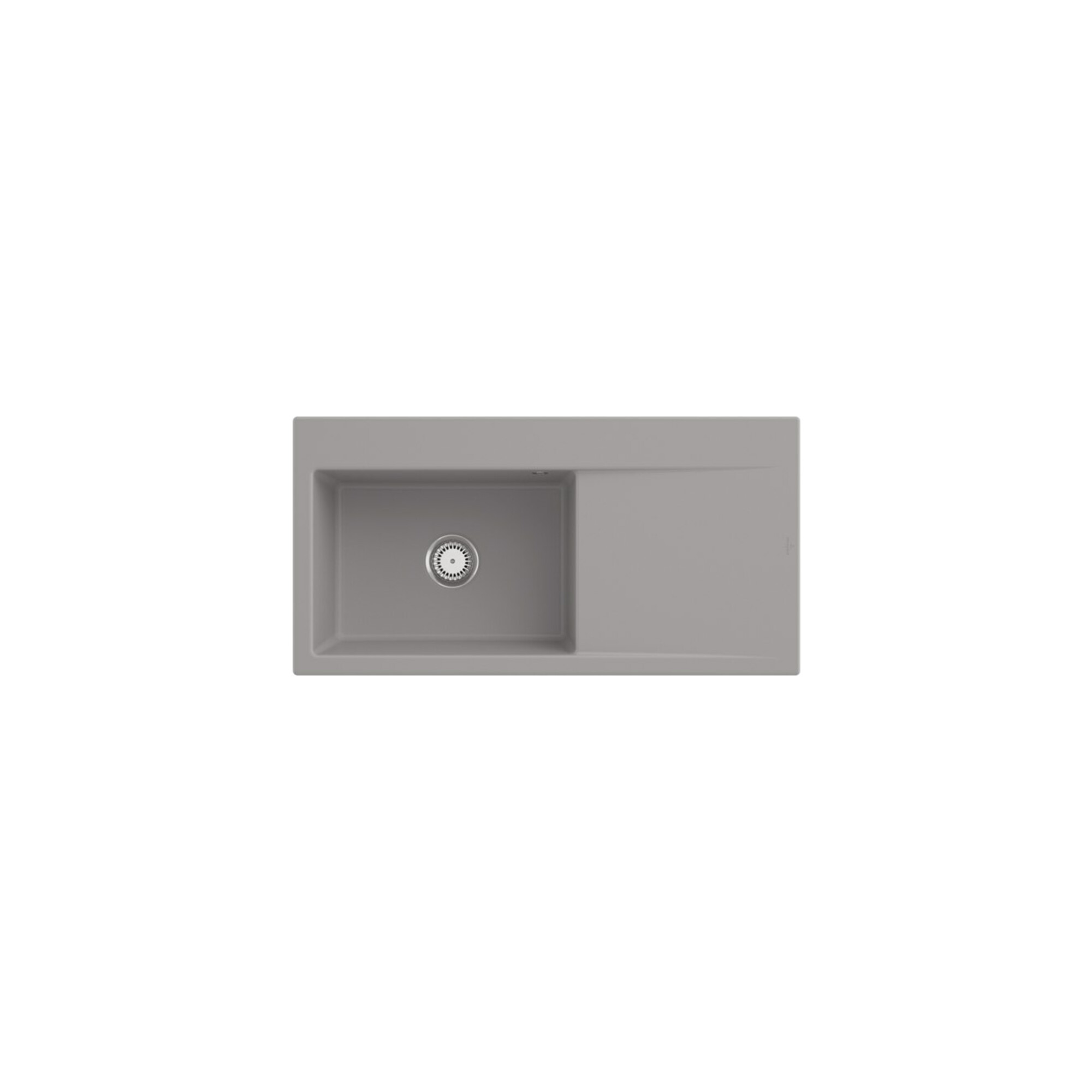 V&B Spüle Subway Style 60 li, m Abl.garn, Hand., fossil C-plus ; Villeroy & Boch