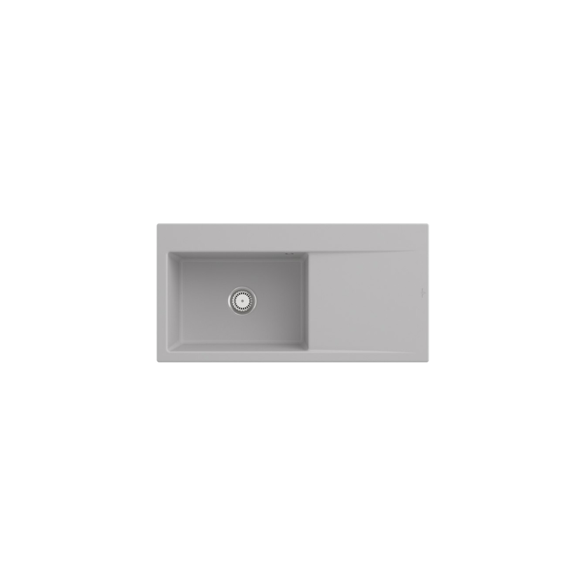 V&B Spüle Subway Style 60 li, m Abl.garn, Hand., steam CeramicPlus ; Villeroy & Boch