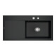 V&B Spüle Subway Style 60 re, m Abl.garn, Exzenter, pure black-1