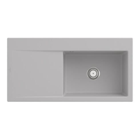 V&B Spüle Subway Style 60 re, m Abl.garn, Hand., steam CeramicPlus