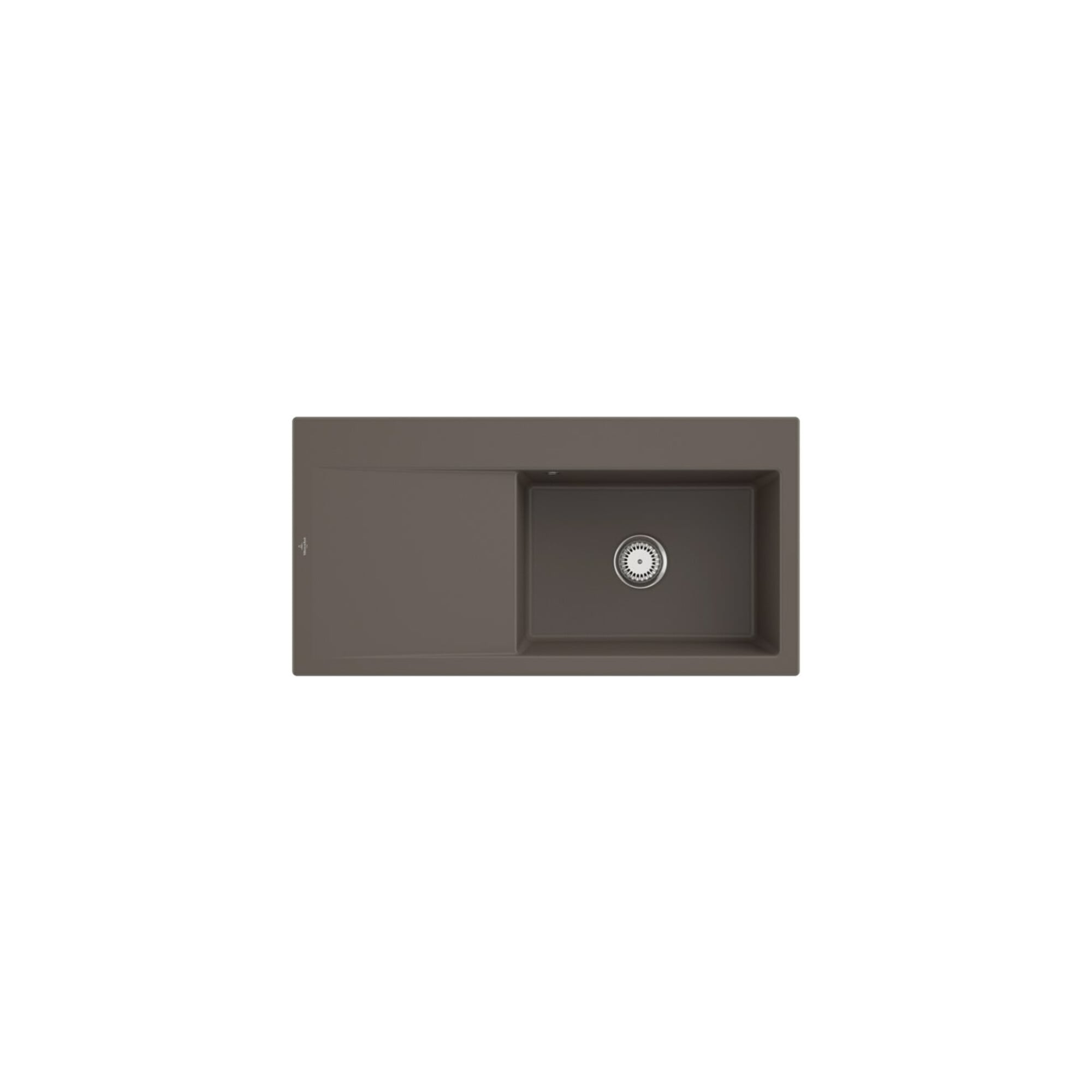 V&B Spüle Subway Style 60 re, m Abl.garn, Hand., timber C-plus ; Villeroy & Boch