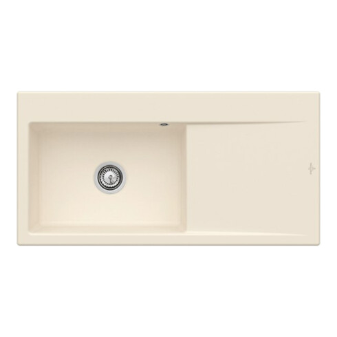 V&B Spüle Subway Style 60 Spülbecken links, ivory CeramicPlus
