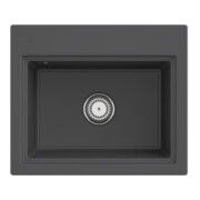 V&B Spüle Subway Style 60S Abl.garn, m Hand. + Gitter, gra C-plus