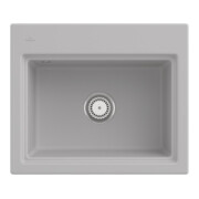 V&B Spüle Subway Style 60S Abl.garn, m Hand. + Gitter, steam C-plus