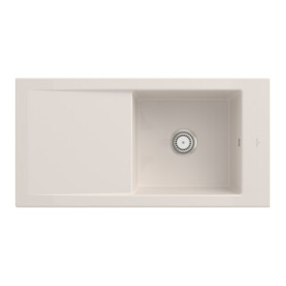 V&B Spüle Timeline 60 m Abl.garn, m Hand., crema CeramicPlus